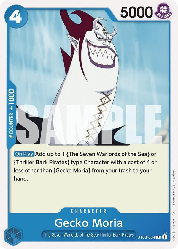 Image for Gecko Moria (ST03-004) (3004) (ST-17) - One Piece Card Game