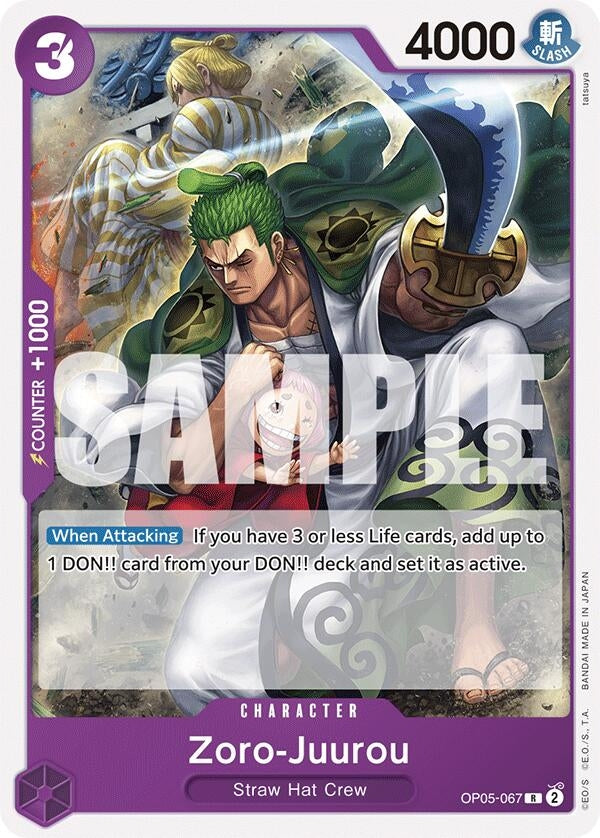 Image for Zoro-Juurou (OP05-067) (OP05-067) (ST-18) - One Piece Card Game