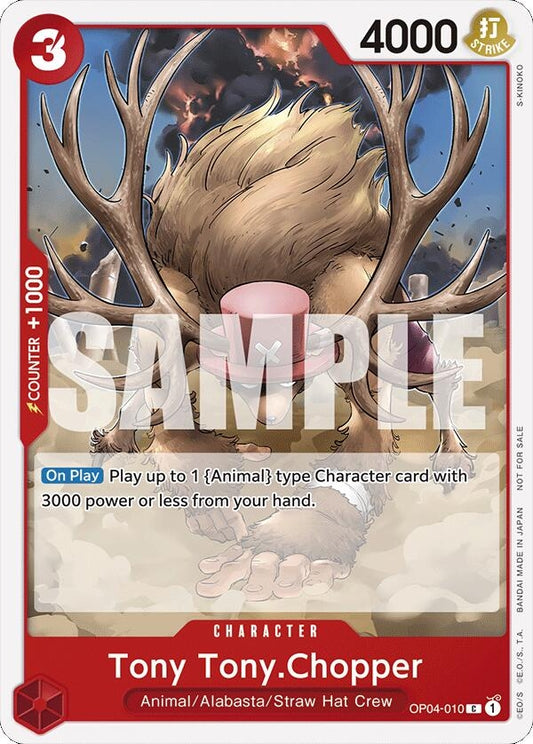 Image for Tony Tony.Chopper (Tournament Pack 2024 Oct.-Dec.) (OP04-010) (OP-PR) - One Piece Card Game