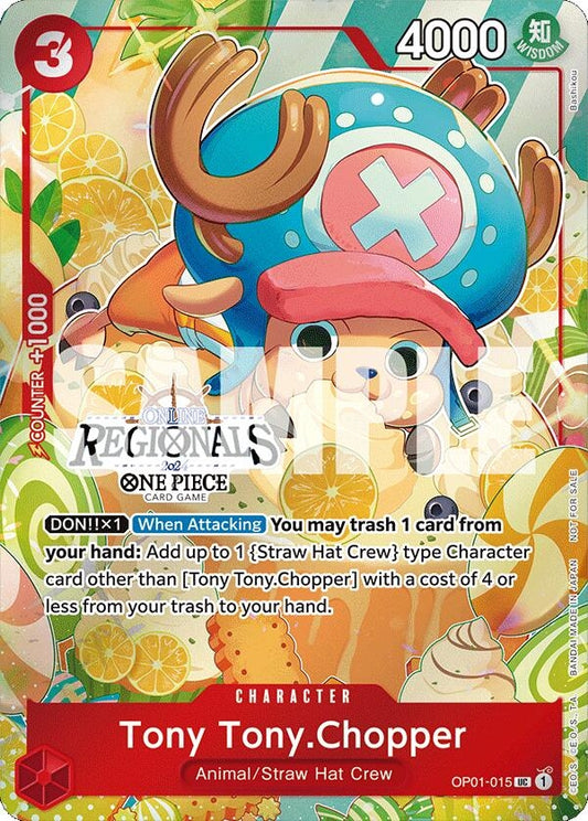 Image for Tony Tony.Chopper (Online Regional 2024 Vol. 3) (OP01-015) (OP-PR) - One Piece Card Game