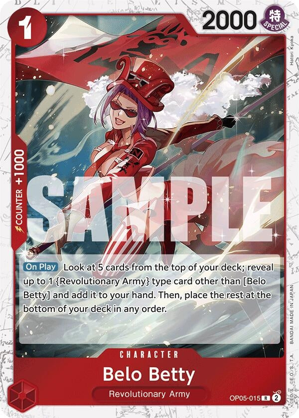 Image for Belo Betty (Jolly Roger Foil) (OP05-015) (PRB-01) - One Piece Card Game