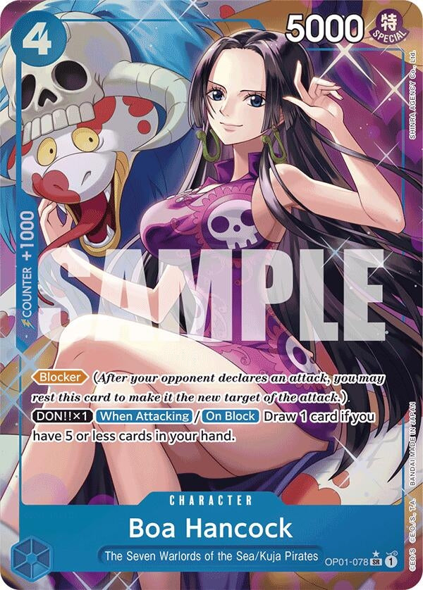 Image for Boa Hancock (OP01-078) (Alternate Art) (OP01-078) (PRB-01) - One Piece Card Game