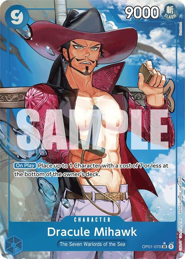 Image for Dracule Mihawk (OP01-070) (Alternate Art) (OP01-070) (PRB-01) - One Piece Card Game