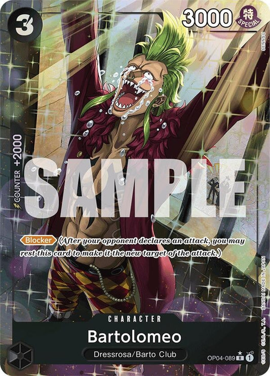 Image for Bartolomeo (OP04-089) (Alternate Art) (OP04-089) (PRB-01) - One Piece Card Game