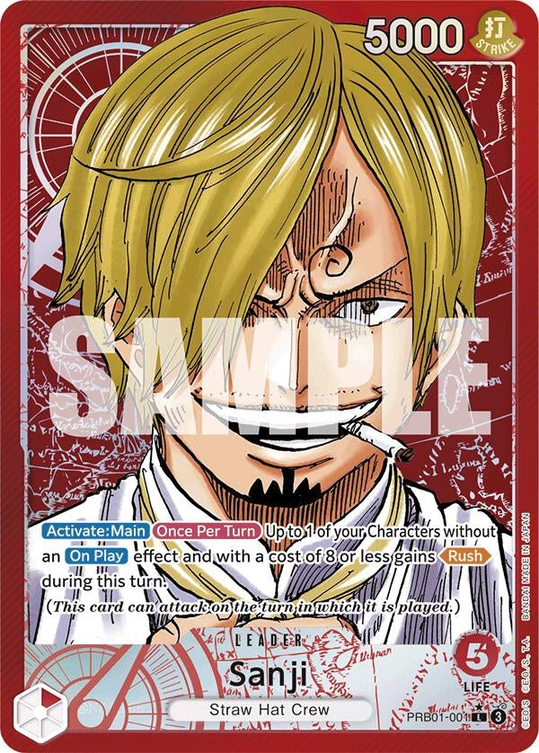Image for Sanji (PRB01-001) (Alternate Art) (PRB01-001) (PRB-01) - One Piece Card Game