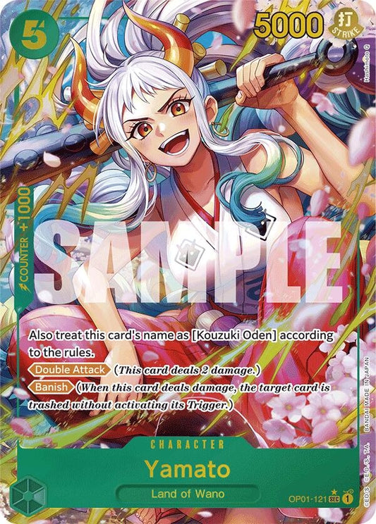 Image for Yamato (OP01-121) (Alternate Art) (OP01-121) (PRB-01) - One Piece Card Game