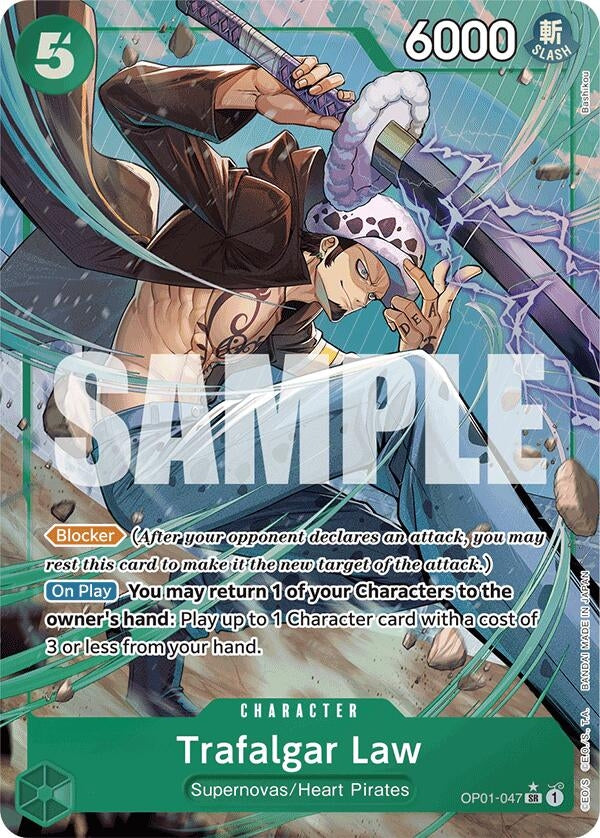 Image for Trafalgar Law (OP01-047) (Alternate Art) (OP01-047) (PRB-01) - One Piece Card Game