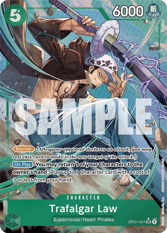 Image for Trafalgar Law (OP01-047) (Alternate Art) (OP01-047) (PRB-01) - One Piece Card Game