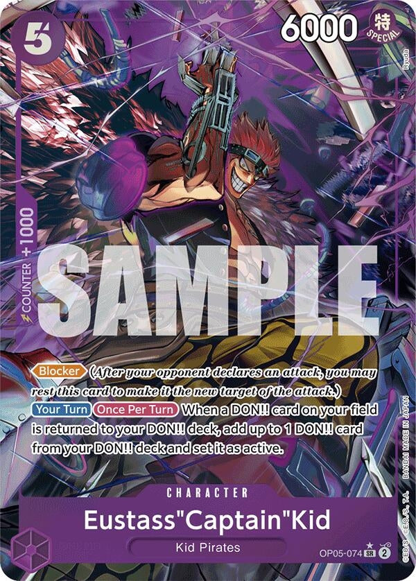 Image for Eustass"Captain"Kid (OP05-074) (Alternate Art) (OP05-074) (PRB-01) - One Piece Card Game