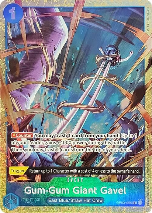 Image for Gum-Gum Giant Gavel (Premium Card Collection -Best Selection Vol. 2-) (OP03-055) (OP-PR) - One Piece Card Game