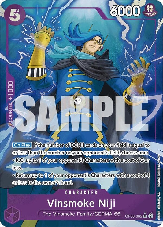 Image for Vinsmoke Niji (OP06-065) (Full Art) (OP06-065) (PRB-01) - One Piece Card Game