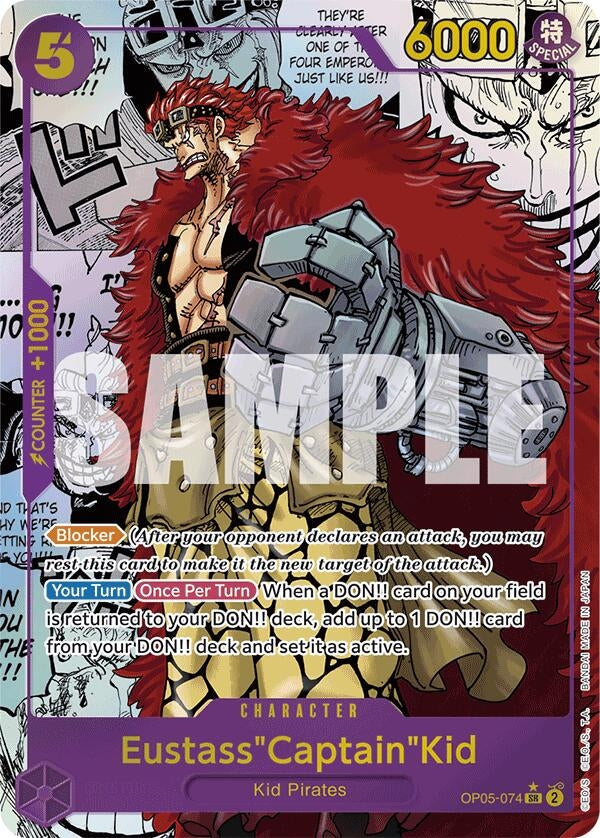 Image for Eustass"Captain"Kid (OP05-074) (Manga) (OP05-074) (PRB-01) - One Piece Card Game