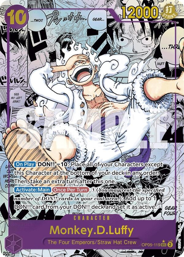 Image for Monkey.D.Luffy (OP05-119) (Manga) (OP05-119) (PRB-01) - One Piece Card Game