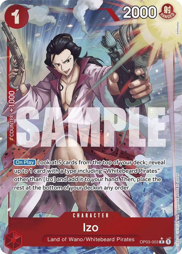 Image for Izo (OP03-003) (Full Art) (OP03-003) (PRB-01) - One Piece Card Game