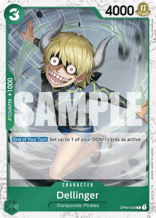 Image for Dellinger (Jolly Roger Foil) (OP04-029) (PRB-01) - One Piece Card Game