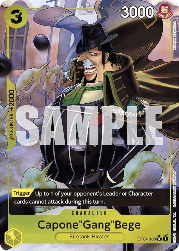 Image for Capone"Gang"Bege (OP04-100) (Full Art) (OP04-100) (PRB-01) - One Piece Card Game