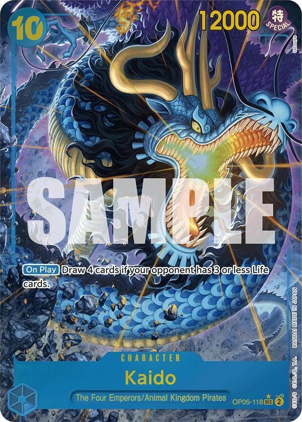 Image for Kaido (OP05-118) (Alternate Art) (OP05-118) (PRB-01) - One Piece Card Game