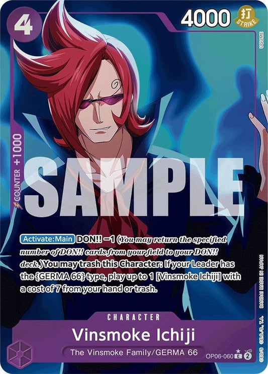Image for Vinsmoke Ichiji (OP06-060) (Full Art) (OP06-060) (PRB-01) - One Piece Card Game
