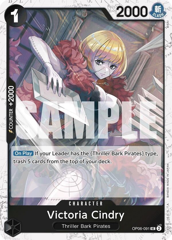 Image for Victoria Cindry (Jolly Roger Foil) (OP06-091) (PRB-01) - One Piece Card Game