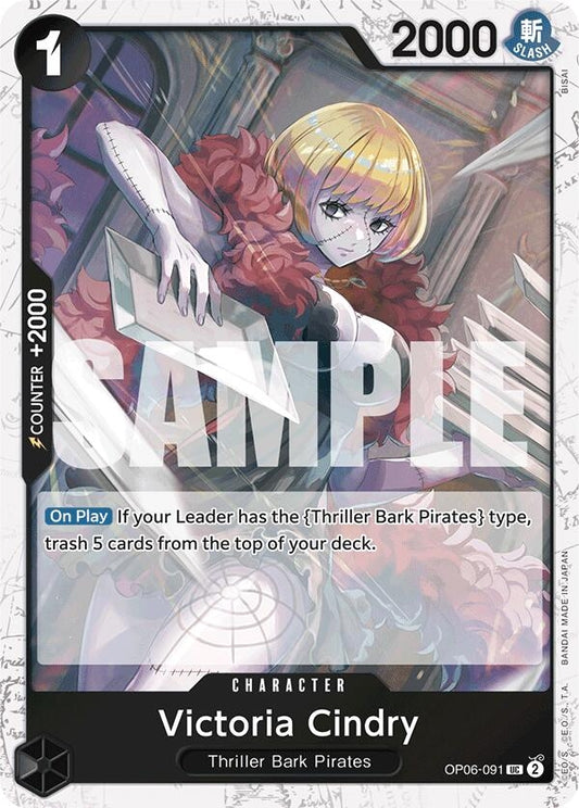 Image for Victoria Cindry (Jolly Roger Foil) (OP06-091) (PRB-01) - One Piece Card Game