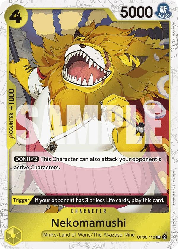 Image for Nekomamushi (Jolly Roger Foil) (OP06-110) (PRB-01) - One Piece Card Game