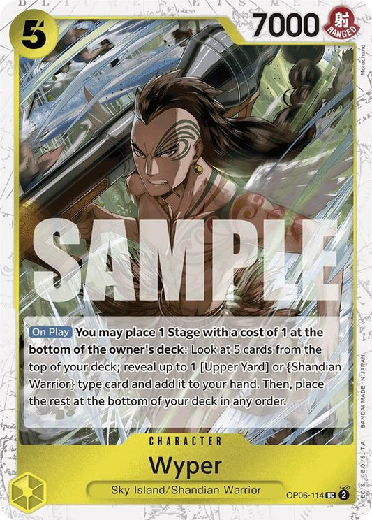 Image for Wyper (Jolly Roger Foil) (OP06-114) (PRB-01) - One Piece Card Game