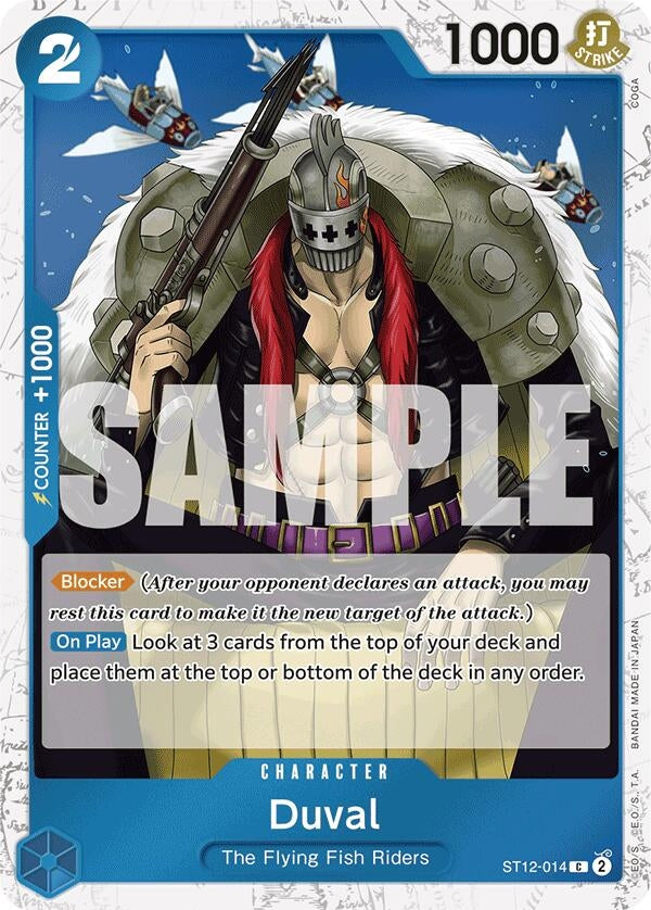 Image for Duval (Jolly Roger Foil) (ST12-014) (PRB-01) - One Piece Card Game
