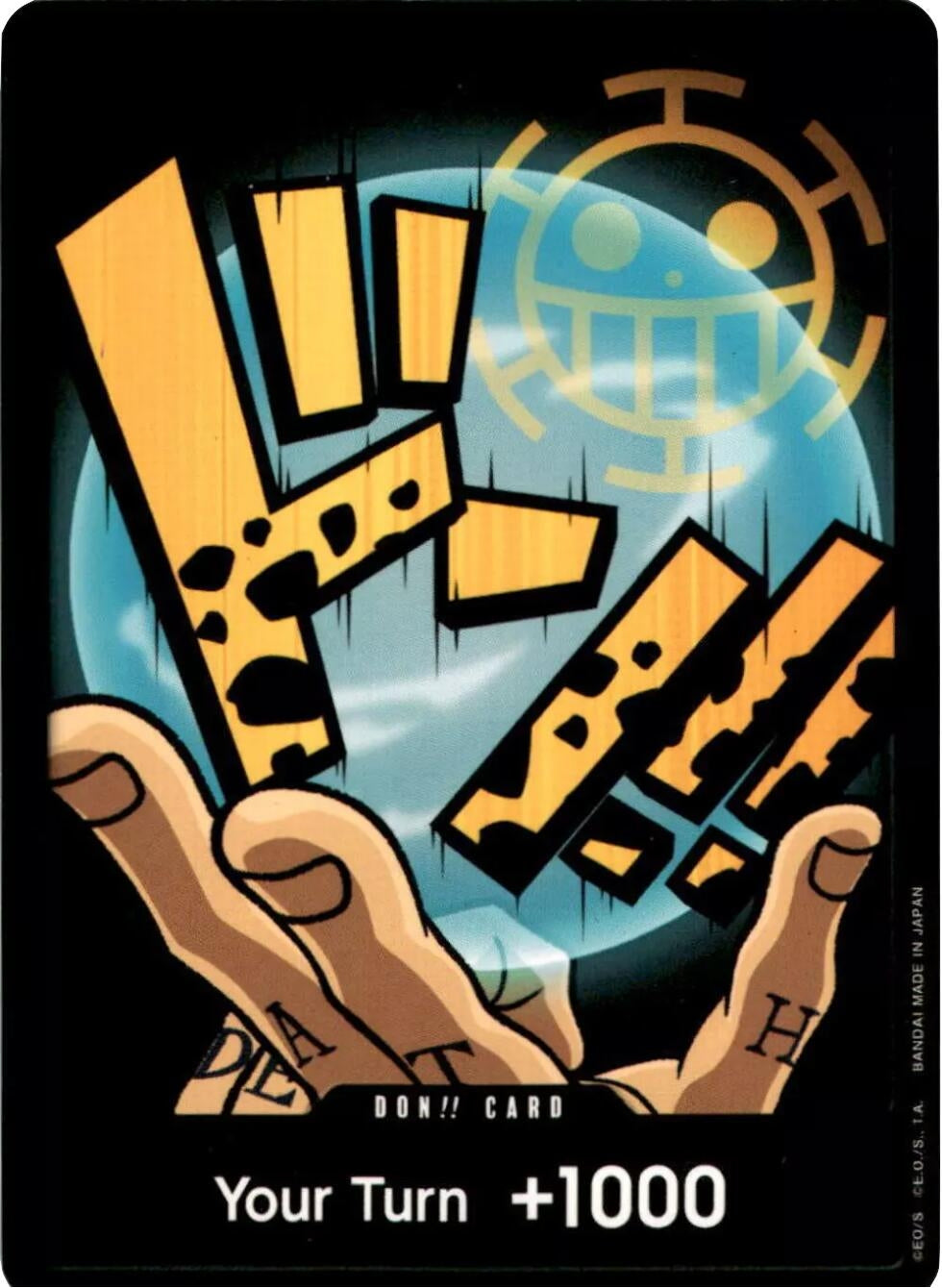 Image for DON!! Card (Trafalgar Law) (PRB-01) - One Piece Card Game