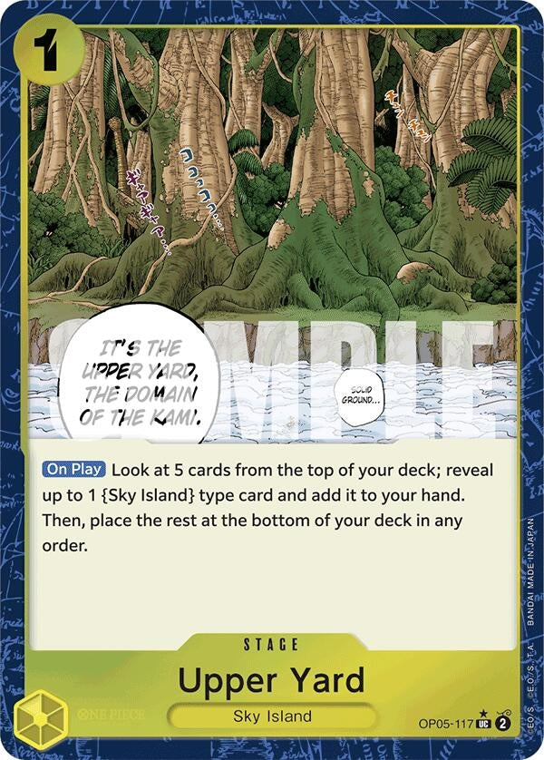 Image for Upper Yard (Textured Foil) (OP05-117) (PRB-01) - One Piece Card Game