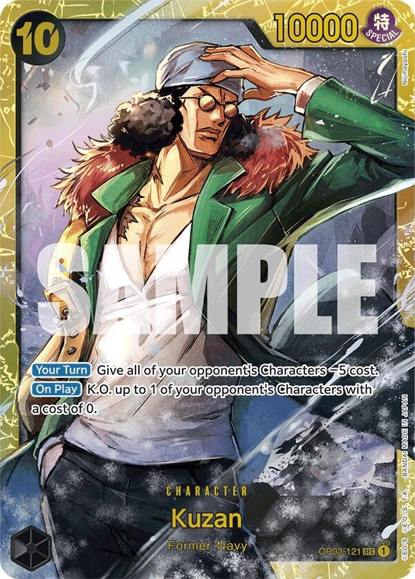 Image for Kuzan (OP02-121) (Reprint) (OP02-121) (PRB-01) - One Piece Card Game