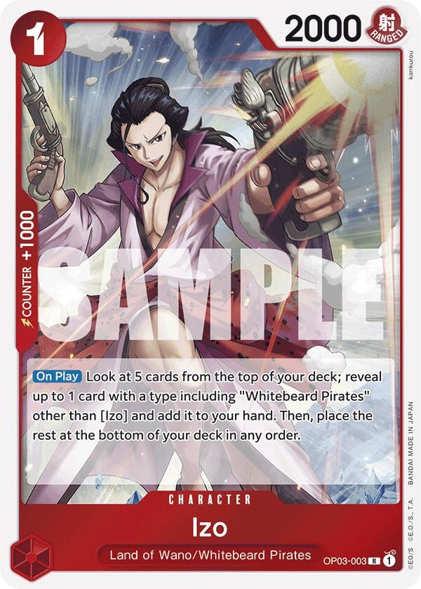 Image for Izo (OP03-003) (Reprint) (OP03-003) (PRB-01) - One Piece Card Game