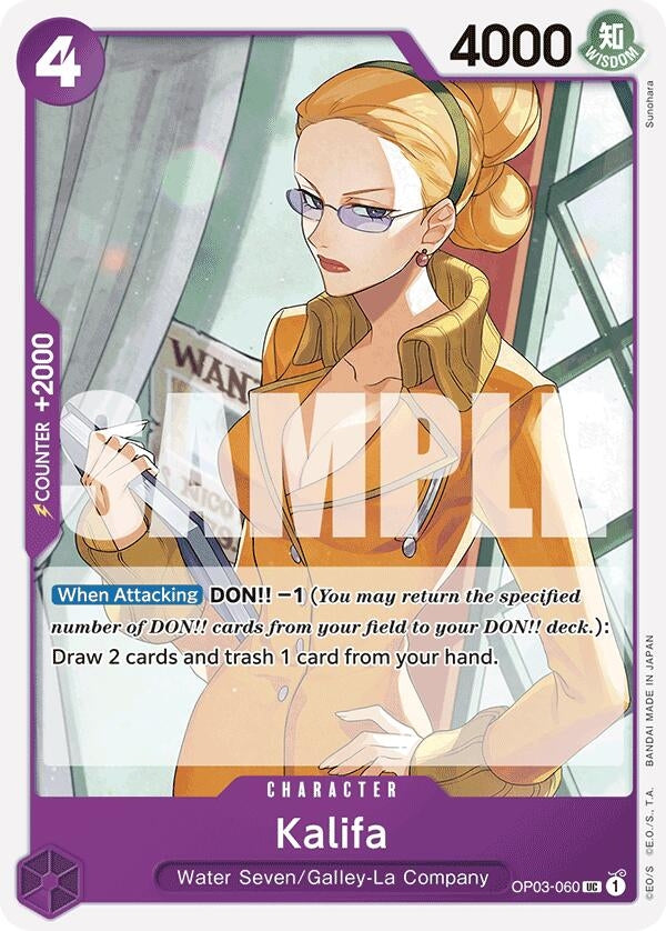 Image for Kalifa (Reprint) (OP03-060) (PRB-01) - One Piece Card Game