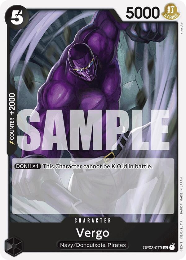 Image for Vergo (Reprint) (OP03-079) (PRB-01) - One Piece Card Game