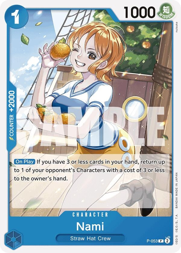 Image for Nami (P-053) (Reprint) (P-053) (PRB-01) - One Piece Card Game
