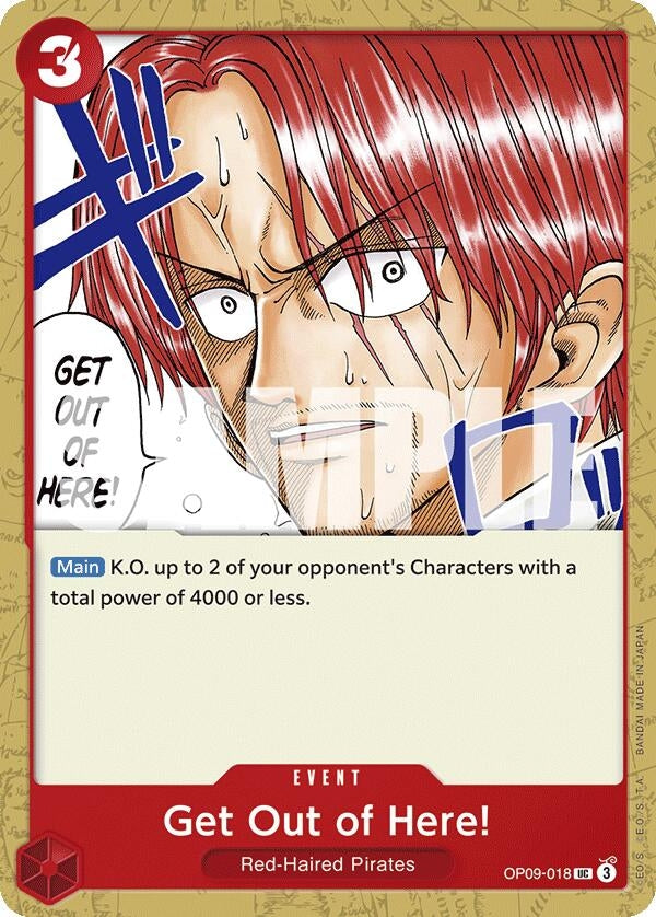 Image for Get Out of Here! (OP09-018) (OP09) - One Piece Card Game