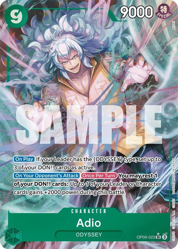 Image for Adio (Parallel) (OP09-023) (OP09) - One Piece Card Game