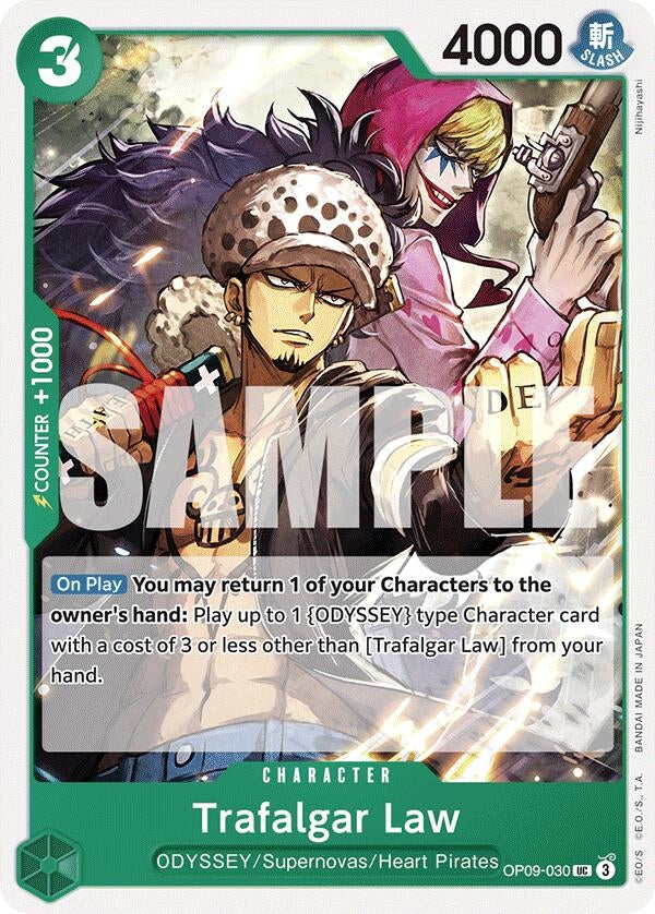 Image for Trafalgar Law (OP09-030) (OP09) - One Piece Card Game