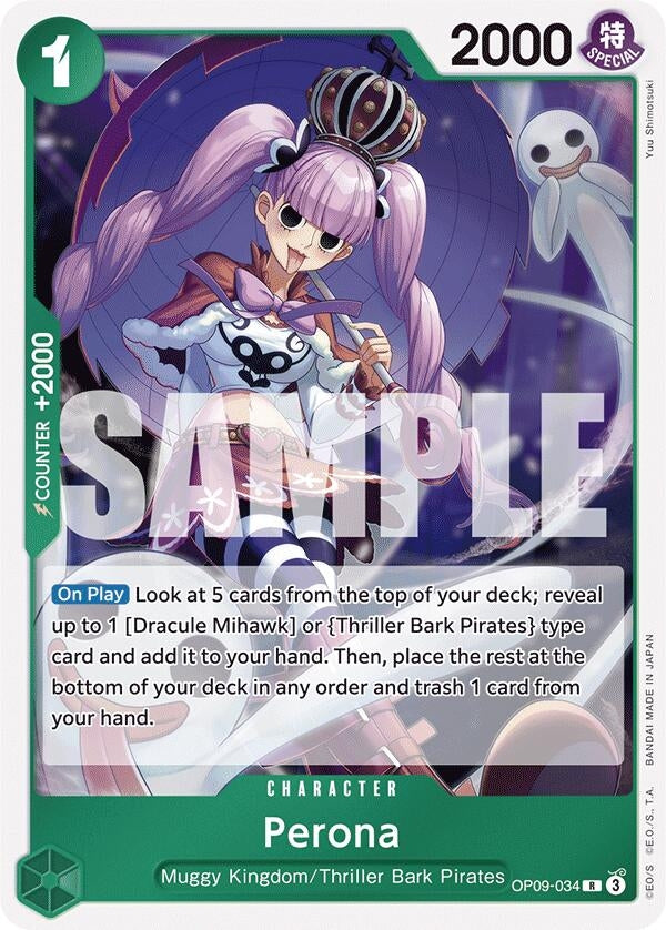 Image for Perona (OP09-034) (OP09) - One Piece Card Game