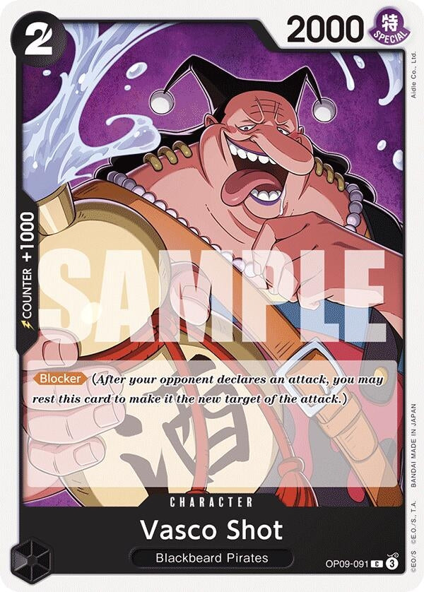 Image for Vasco Shot (OP09-091) (OP09) - One Piece Card Game