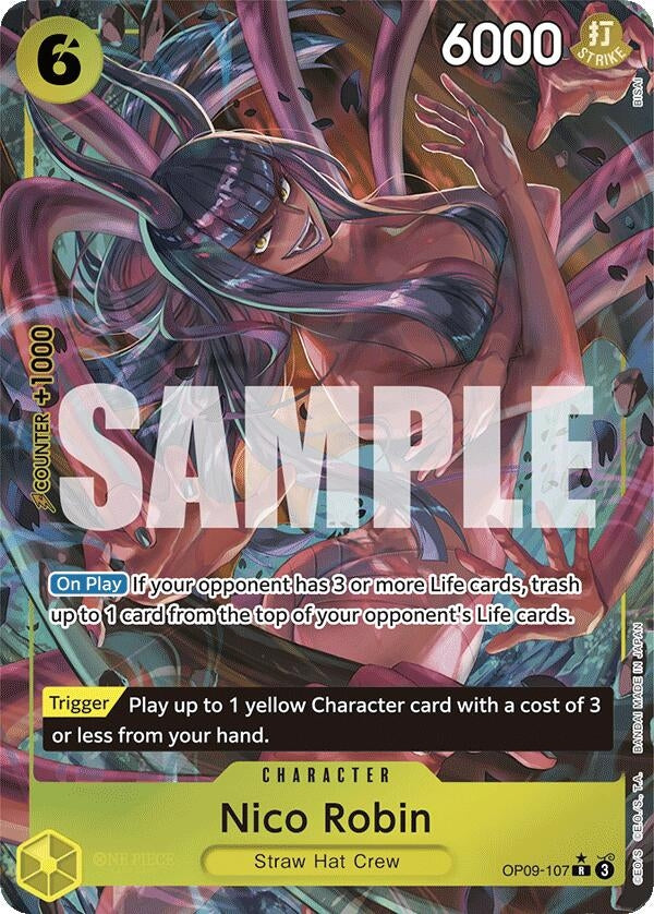 Image for Nico Robin (107) (Parallel) (OP09-107) (OP09) - One Piece Card Game