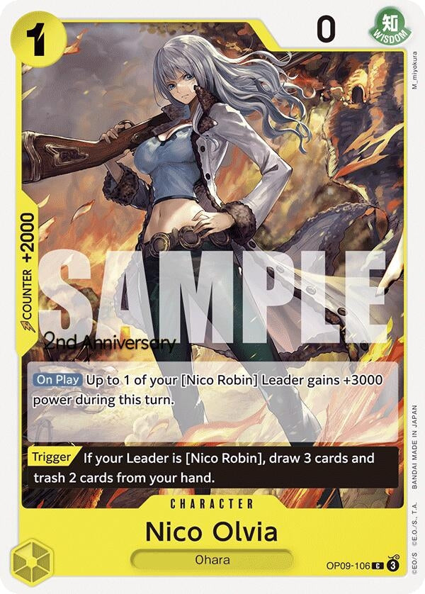 Image for Nico Olvia (OP09-106) (OP09 ANN) - One Piece Card Game