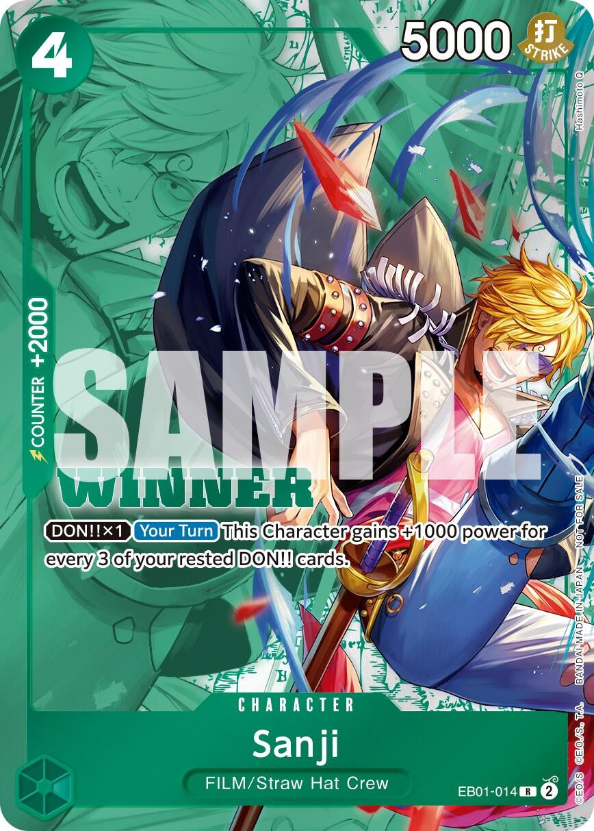 Image for Sanji (Winner Pack 2025 Vol. 1) (EB01-014) (OP-PR) - One Piece Card Game