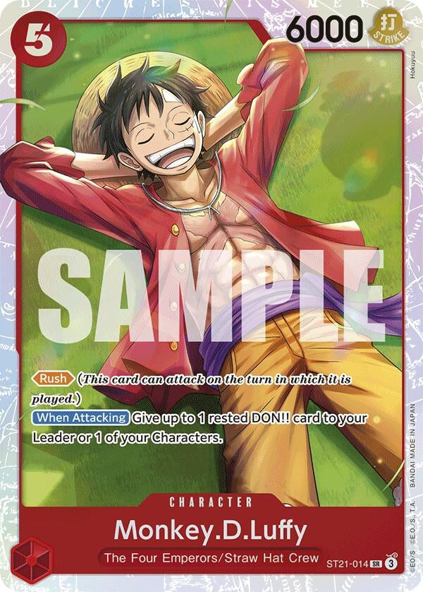 Image for Monkey.D.Luffy (014) (ST21-014) (ST21) - One Piece Card Game