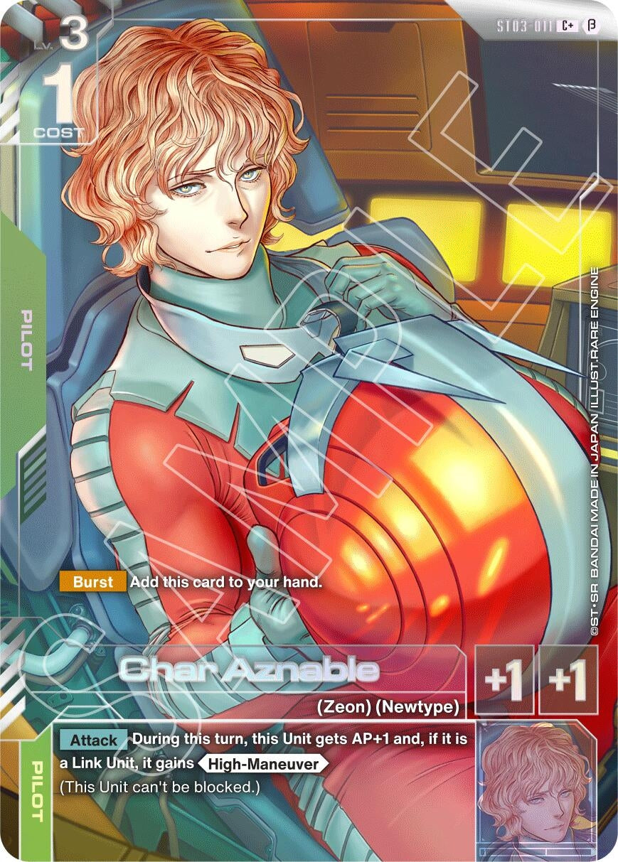 Image for Char Aznable (C+) (ST03-011) (GD01_b) - Gundam Card Game
