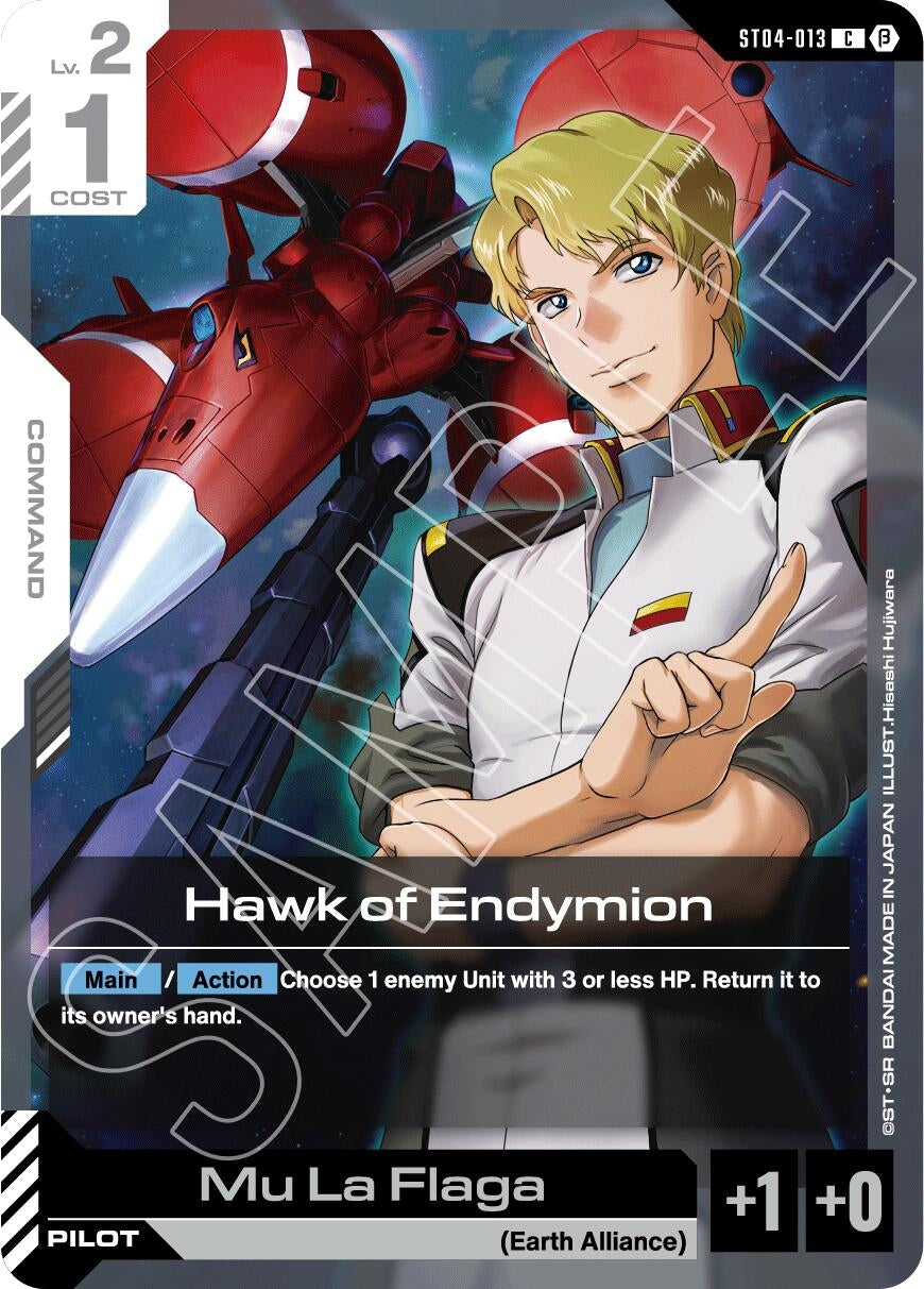 Image for Hawk of Endymion (ST04-013) (GD01_b) - Gundam Card Game