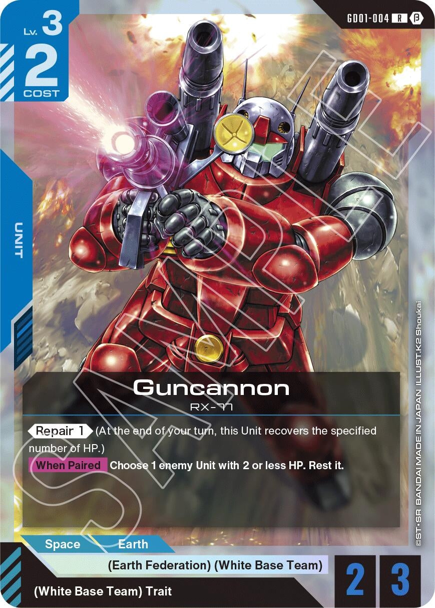 Image for Guncannon (GD01-004) (GD01_b) - Gundam Card Game
