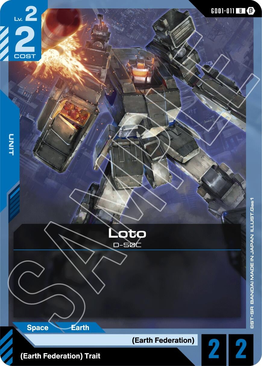 Image for Loto (GD01-011) (GD01_b) - Gundam Card Game