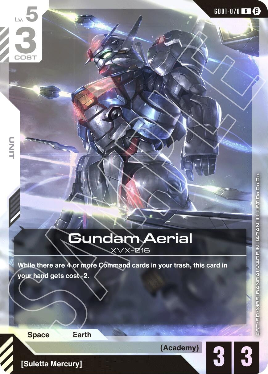 Image for Gundam Aerial (GD01-070) (GD01_b) - Gundam Card Game