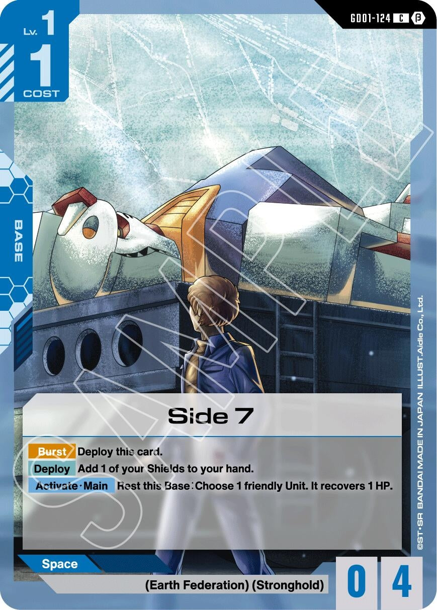 Image for Side 7 (GD01-124) (GD01_b) - Gundam Card Game