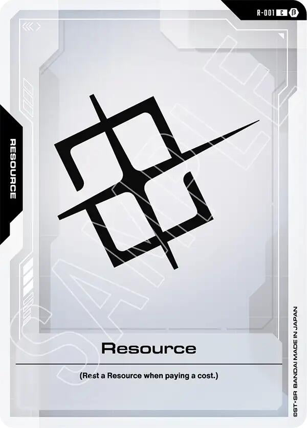 Image for Resource (R-001) (GD01_b) - Gundam Card Game